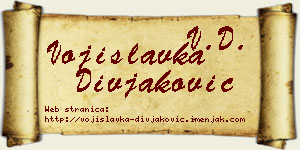 Vojislavka Divjaković vizit kartica